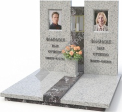Мемориальный комплекс МК-41 на могилу из гранита