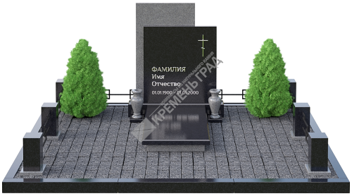Мемориальный комплекс МК-67 на могилу из гранита