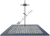 Крест металлический КМ-1 на могилу из гранита
