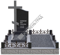 Мемориальный комплекс МК-60 на могилу из гранита Мемориальный комплекс МК-60 на могилу из гранита