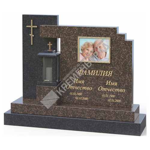 Мемориальный комплекс МК-57 на могилу из гранита