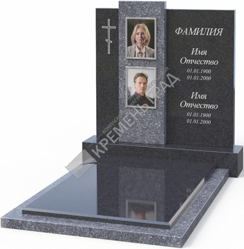 Мемориальный комплекс МК-48 на могилу из гранита