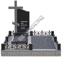 Мемориальный комплекс МК-07 на могилу из гранита
